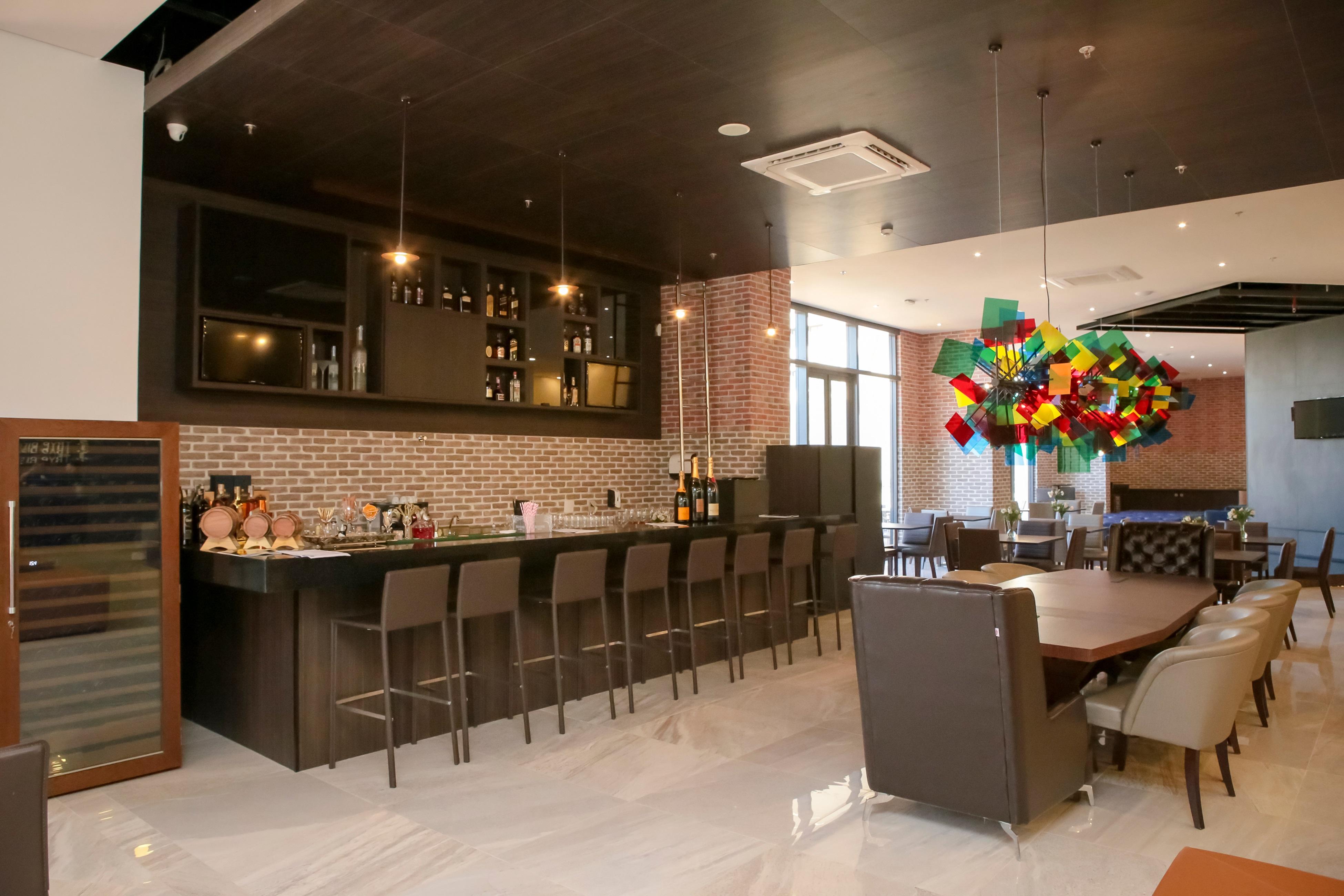 Hotel Tryp By Wyndham Ribeirão Preto Exteriér fotografie The interior of the restaurant